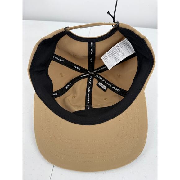 NWT prAna Gazin Patch Hat, Unisex, One Size, Nomad Get Lost To Get Found, Yellow - Picture 5 of 6